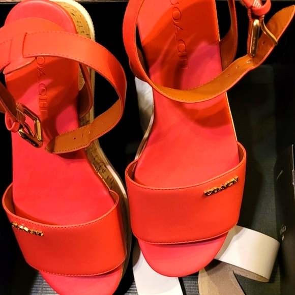 Coach Red Sandals - Picture 2 of 5